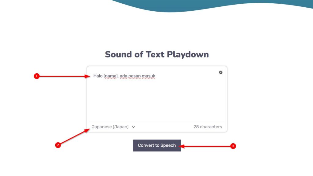 Sound Of Text Playdown Sebut Nama Sendiri