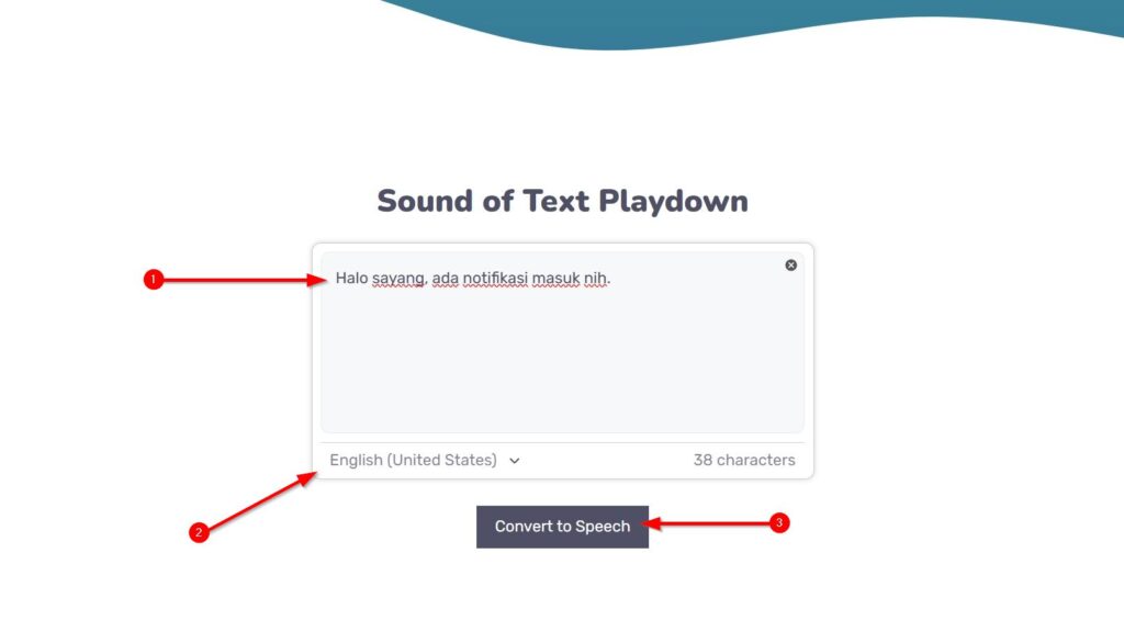 Sound Of Text Playdown Wanita Manja